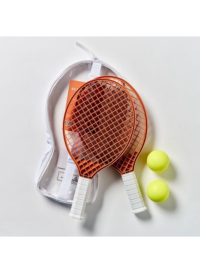 Sunnylife Beach Rackets Tierra Clay – Kids Beach Racket Set, Lightweight Paddle Game for Outdoor Play, Fun Summer Toy for Beach, Poolside, and Backyard - Image 2